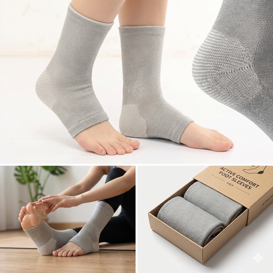 Bamboo Compression Foot Sleeves