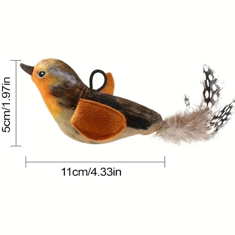 Interactive Flapping Sparrow Cat Toy
