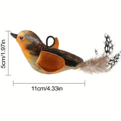 Interactive Flapping Sparrow Cat Toy