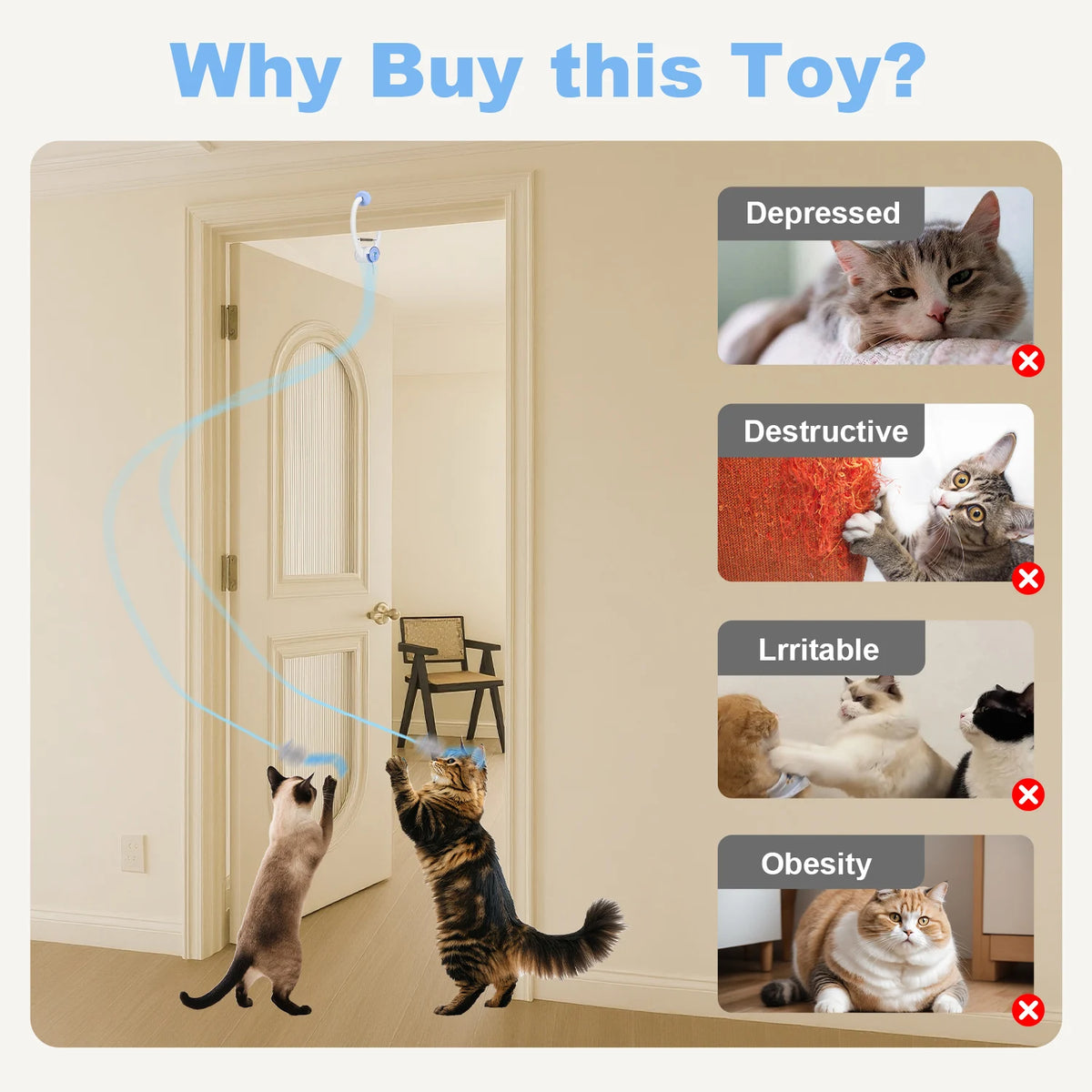 Interactive Calming Cat Toy